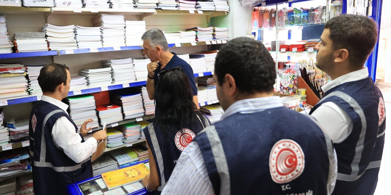 Edirne'de kırtasiye ve okul ürünlerine yönelik denetim yapıldı