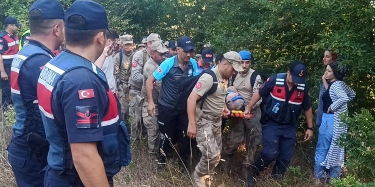 Sinop'ta kaybolan Alzheimer hastası, komando timi tarafından bulundu