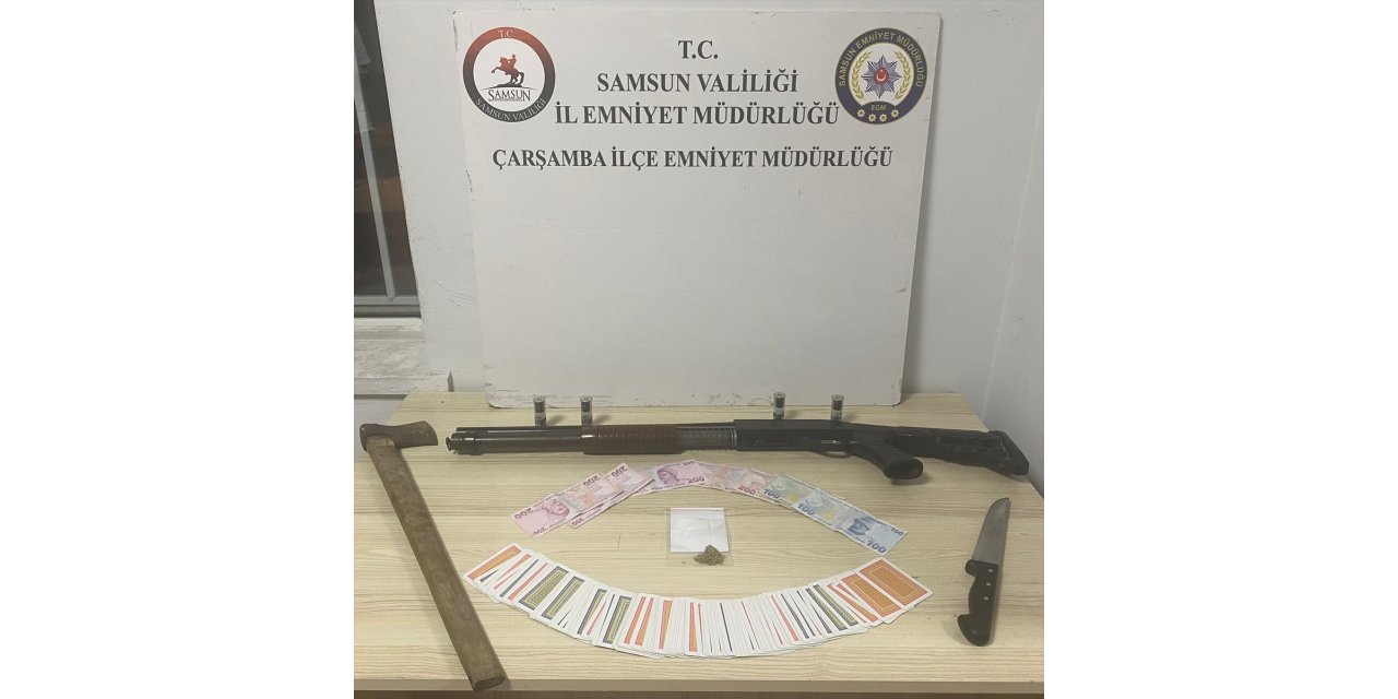 Samsun'da kumar oynayan 7 kişiye 44 bin 975 lira para cezası kesildi