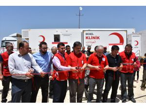 Türk Kızılay Suriye'de mobil sağlık klinikleri açtı