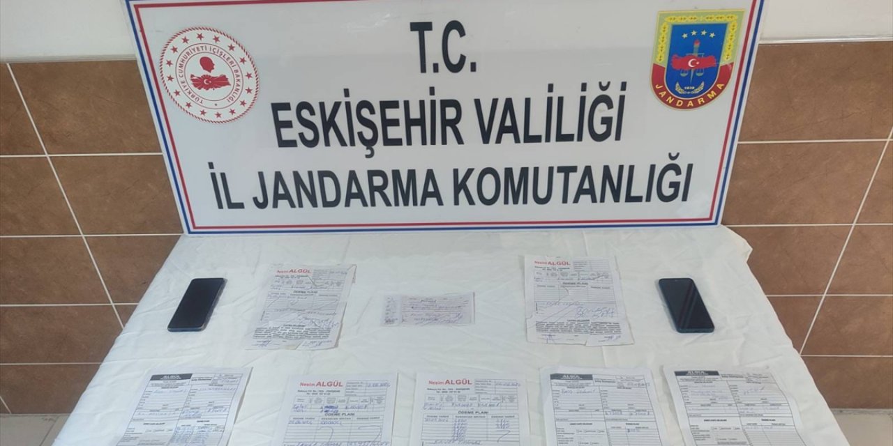 Eskişehir'de tefecilik operasyonunda 2 şüpheli yakalandı