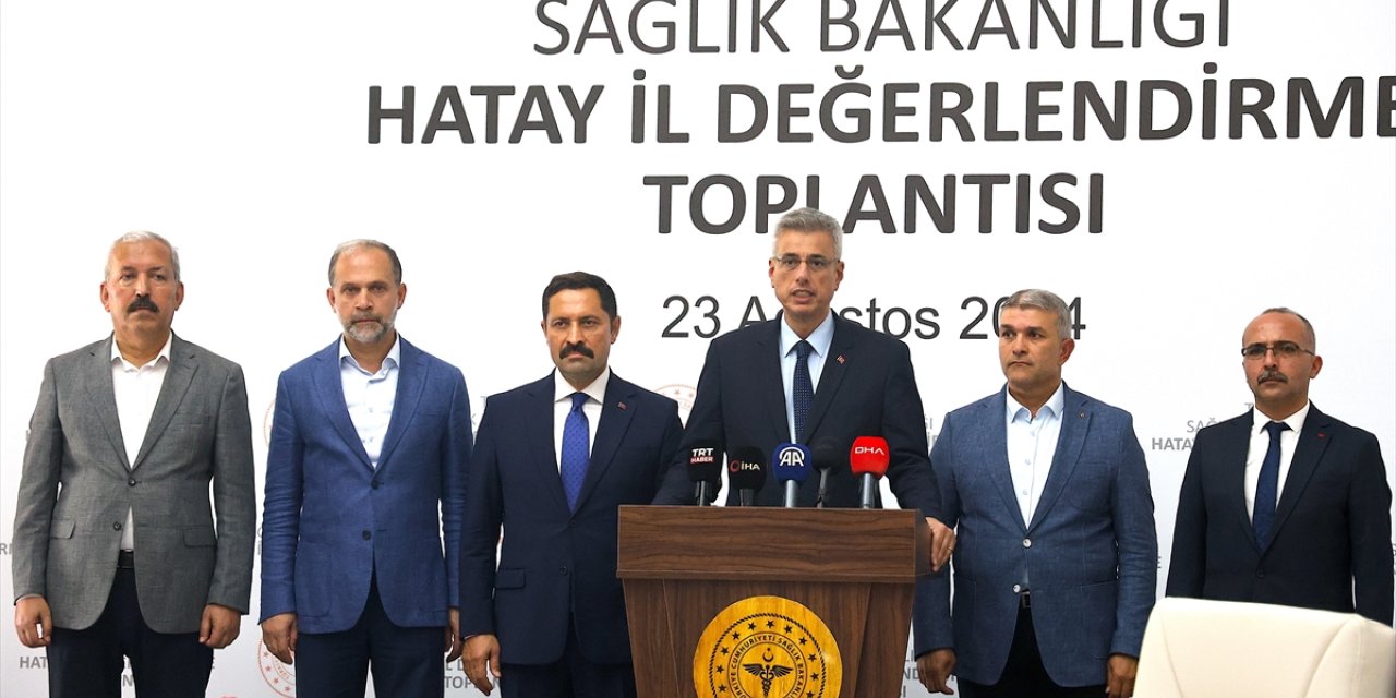 Sağlık Bakanı Memişoğlu, Hatay'da konuştu: