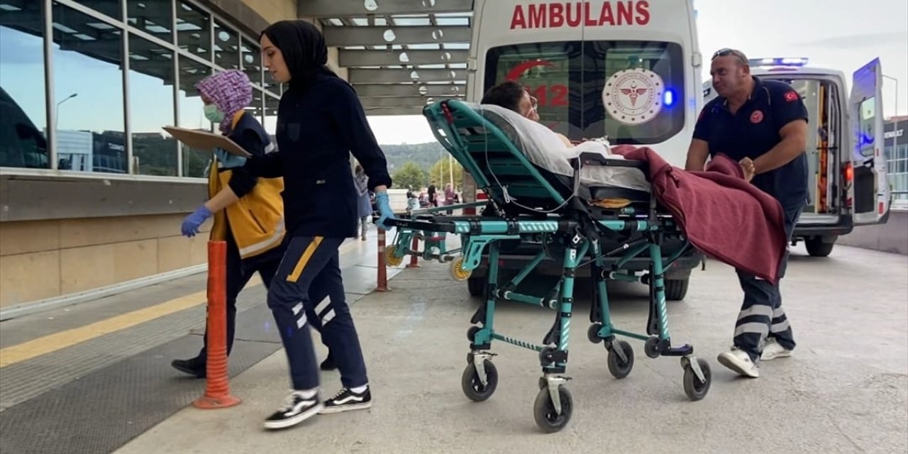 Çorum'da metan gazından etkilenen 2 işçi tedavi altına alındı