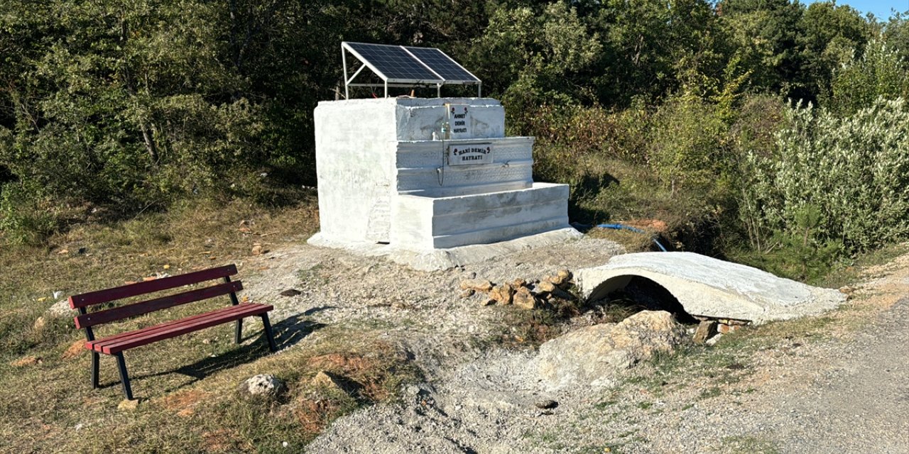 Memleketi Karabük'e vefa borcunu plaka kodu olan 78 çeşme yaptırarak ödemek istiyor