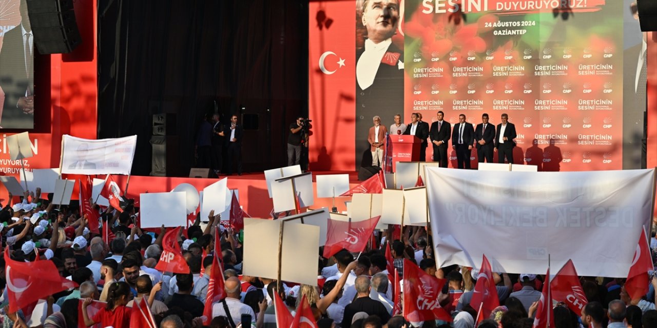 CHP Genel Başkanı Özgür Özel, Gaziantep'te konuştu: