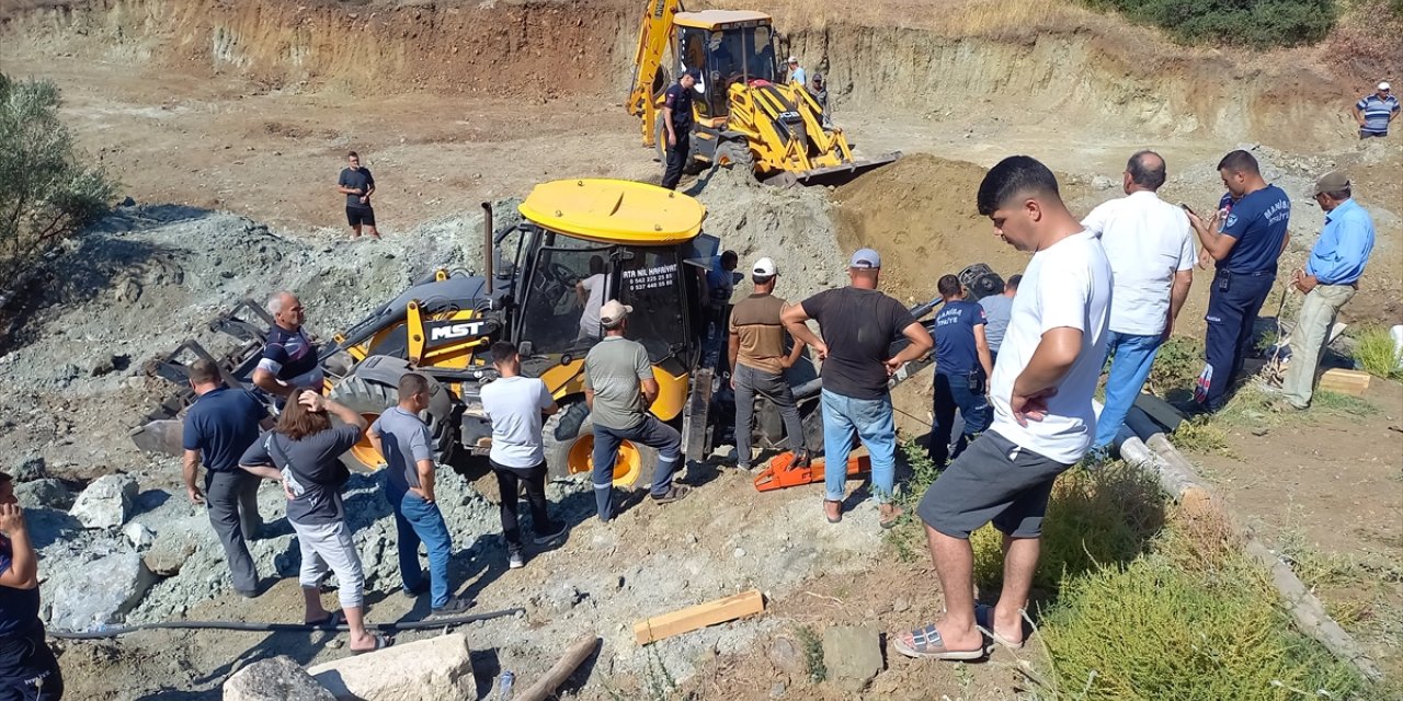 Manisa'da su kuyusunda çalışırken göçük altında kalan kişi hayatını kaybetti