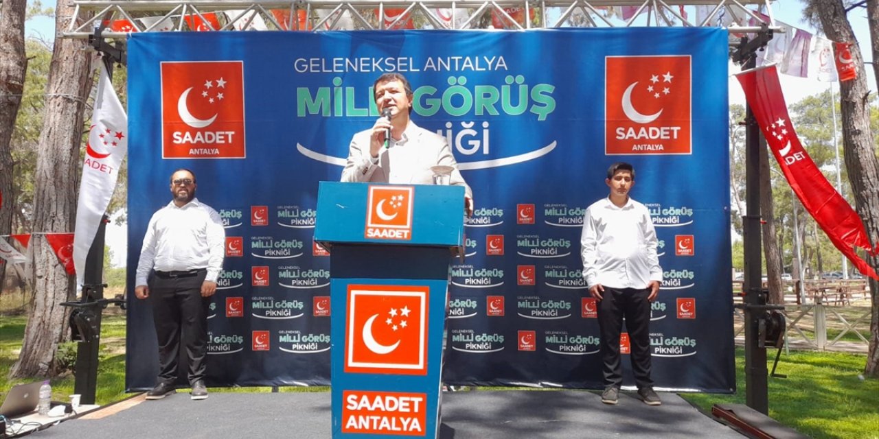 Saadet Partisi Genel Başkanvekili Arıkan, Antalya'da konuştu: