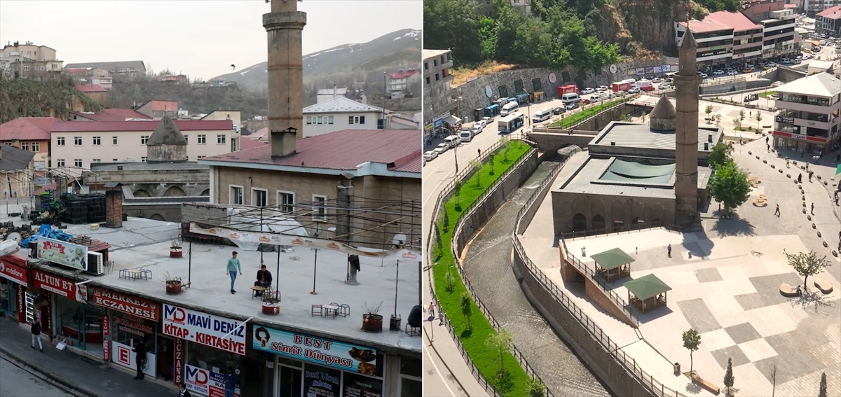 Bitlis'te Kent Meydanı Projesi ile kaybolan tarih gün yüzüne çıkarıldı