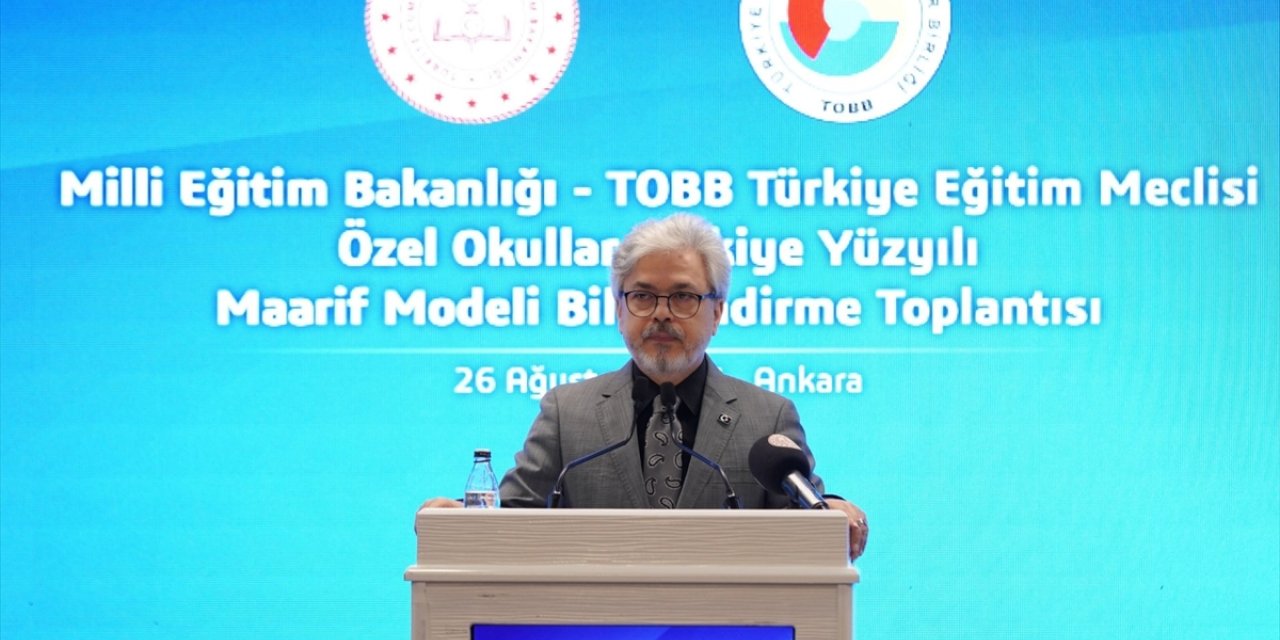 Milli Eğitim Bakan Yardımcısı Yelkenci, "Türkiye Yüzyılı Maarif Modeli Bilgilendirme Toplantısı"nda konuştu: