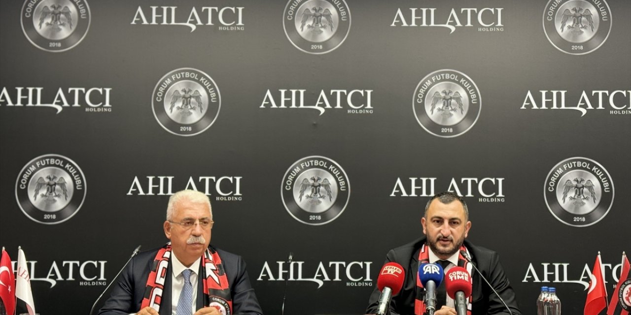 Çorum FK, Ahlatcı Holding ile isim sponsorluğu sözleşmesi imzaladı