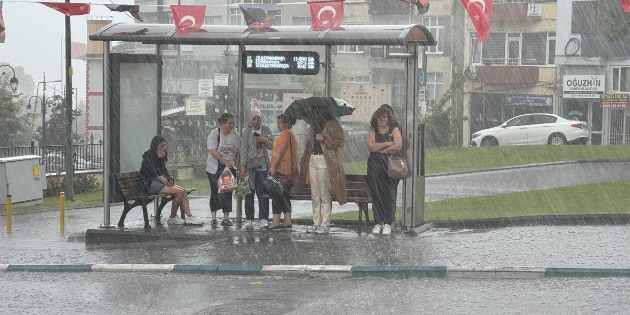 Tekirdağ'da sağanak etkili oluyor