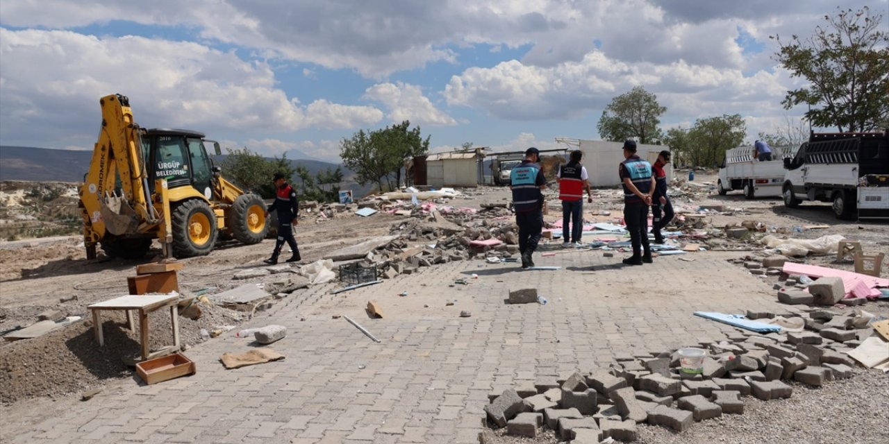 Kapadokya'da 49 yapı daha bölgeden kaldırılıyor