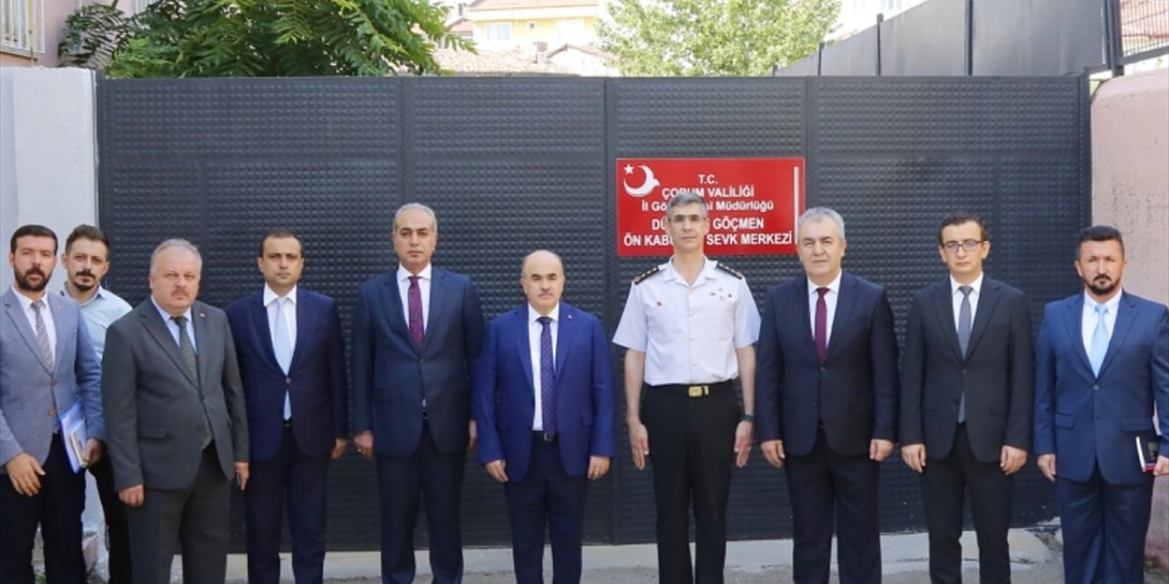 Çorum'da Düzensiz Göçmen Kabul ve Sevk Merkezi açılacak