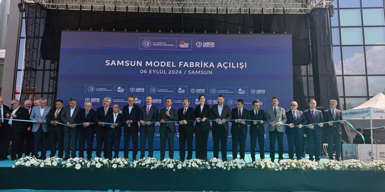 Sanayi ve Teknoloji Bakanı Kacır, Samsun Model Fabrika'nın açılışına katıldı: