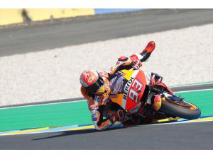 Fransa’da gülen Marc Marquez oldu