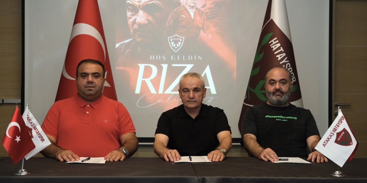 Hatayspor'da teknik direktörlüğe Rıza Çalımbay getirildi