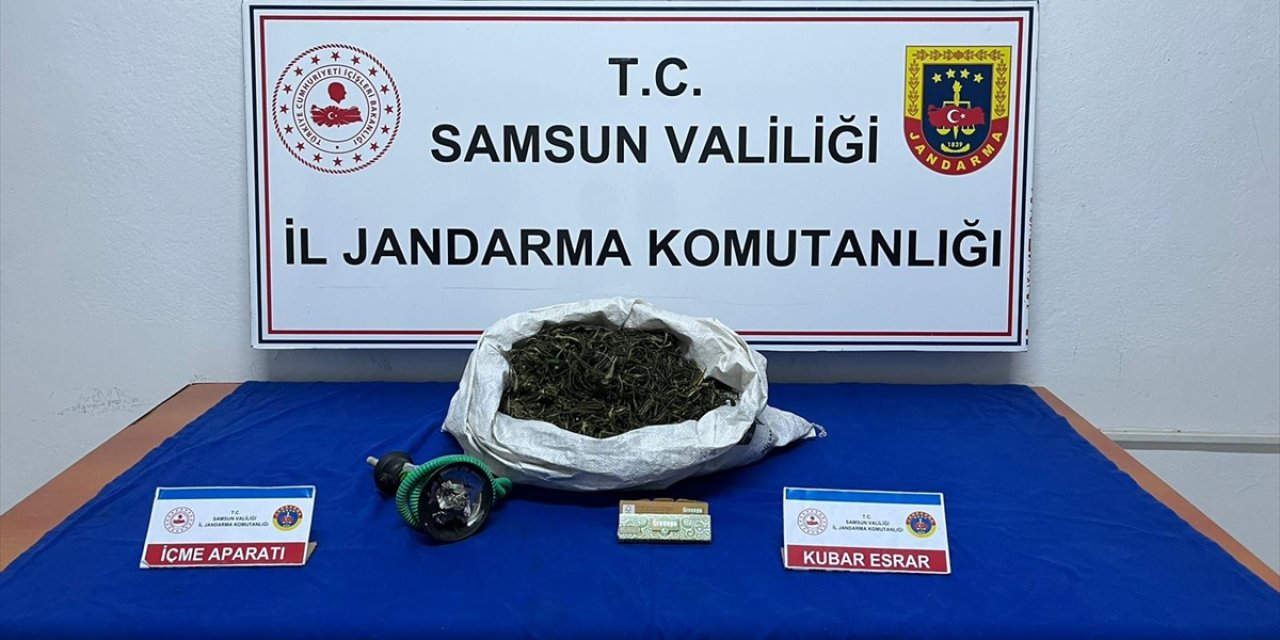 Samsun’da evinde uyuşturucu bulunan şüpheli gözaltına alındı