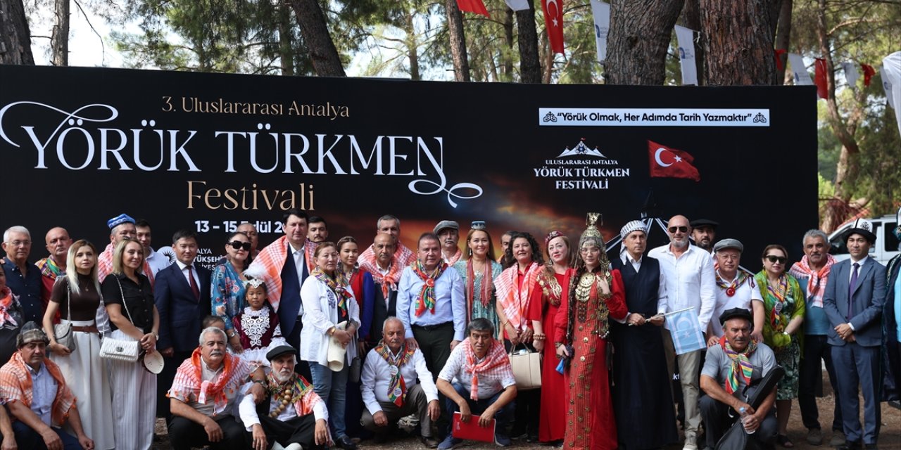 Antalya'da 13-15 Eylül'de 3. Uluslararası Yörük Türkmen Festivali yapılacak