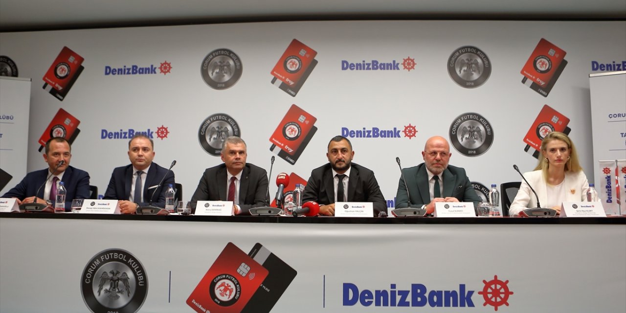 Çorum FK, DenizBank ile taraftar kart sözleşmesi imzaladı