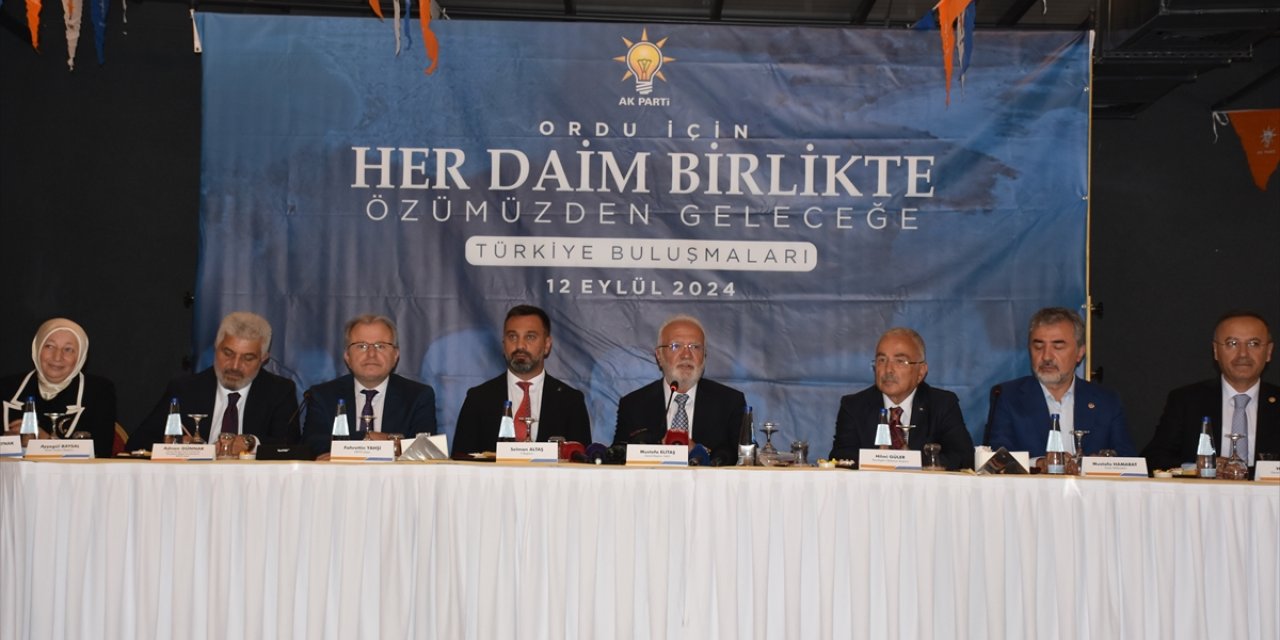 AK Parti Genel Başkanvekili Elitaş, Ordu'da konuştu: