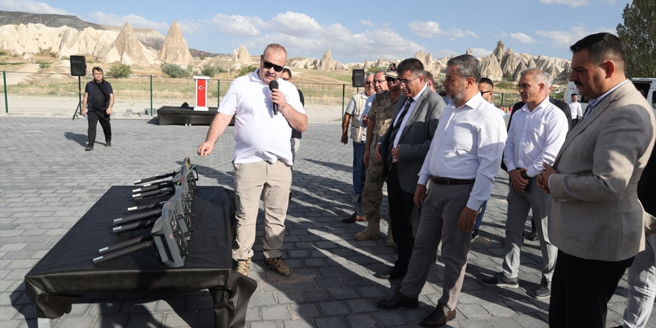 Kapadokya’da yerli dron test uçuşunda yer altı tüneli bulundu