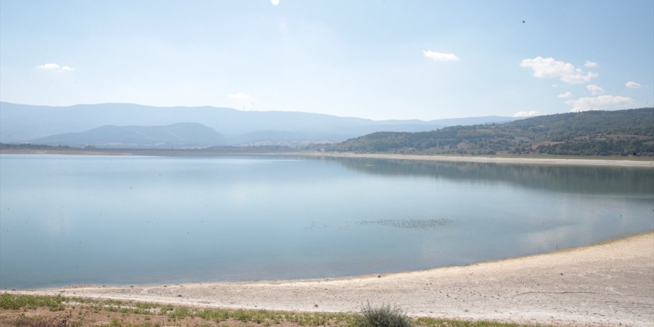 Bolu'daki Gölköy baraj gölünde su seviyesi yüzde 30'un altına düştü