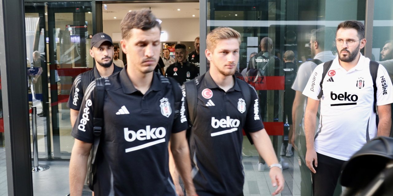 Beşiktaş kafilesi, Trabzon'a geldi