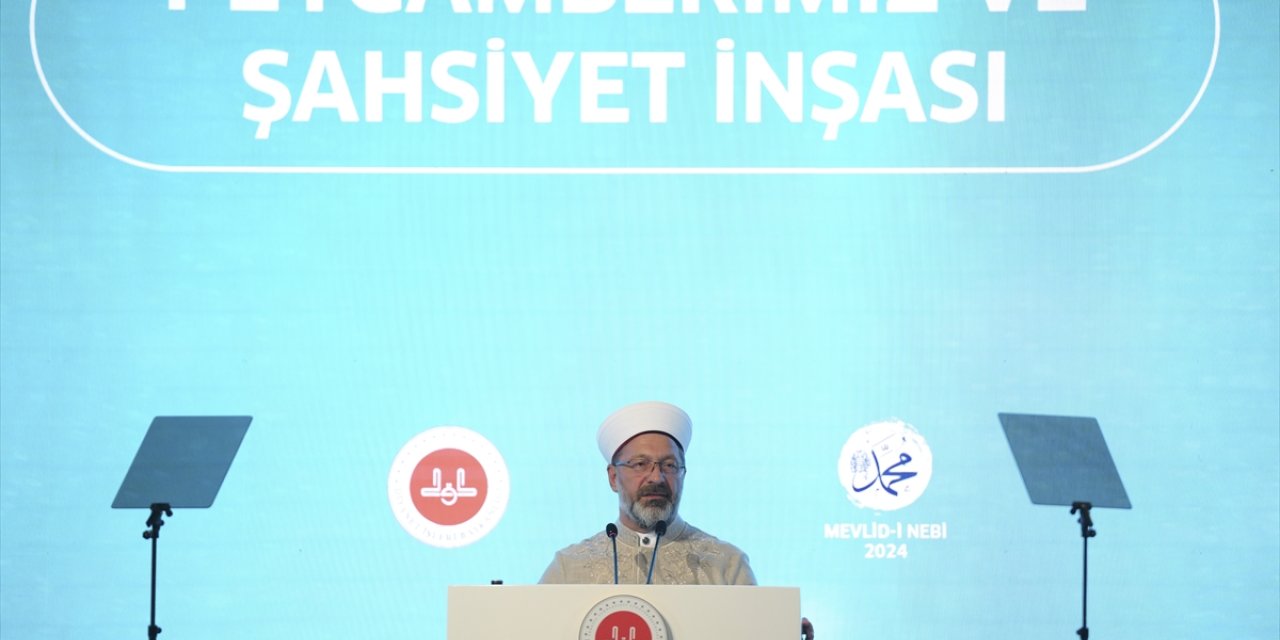 Diyanet İşleri Başkanı Erbaş, Mevlid-i Nebi Haftası Açılış Programı'nda konuştu: