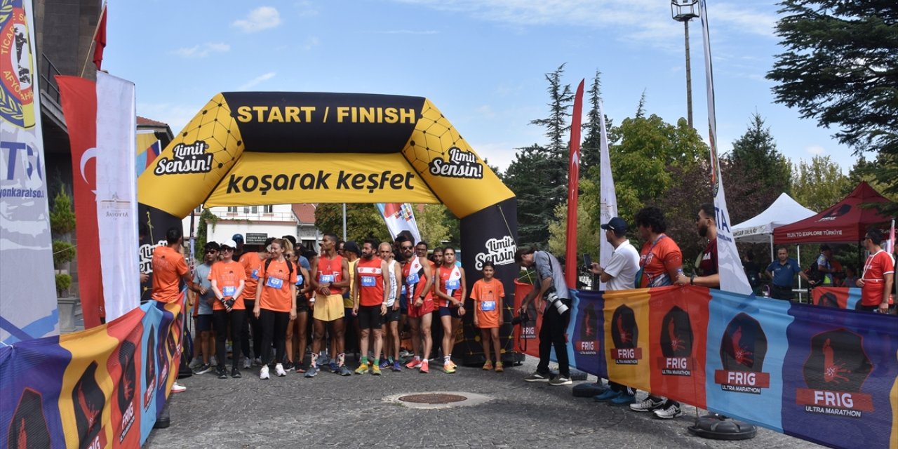 Afyonkarahisar'da düzenlenen Arnica 10. Frig Ultra Maratonu sona erdi