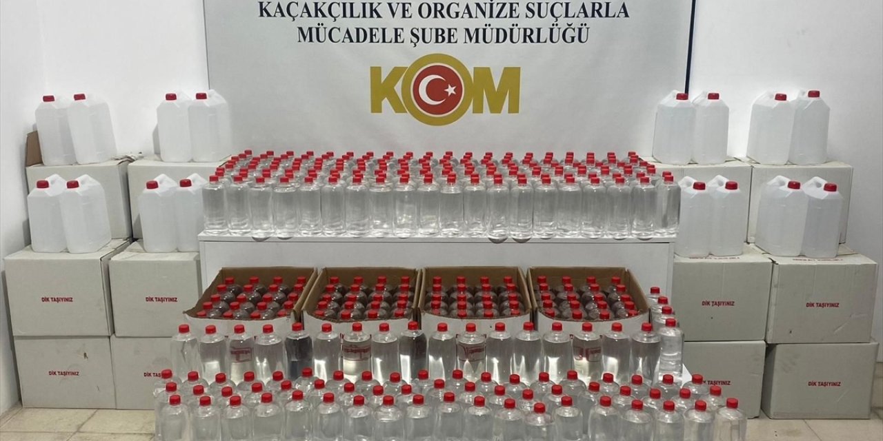 Samsun'da bin litre etil alkol ele geçirildi, 1 zanlı gözaltına alındı