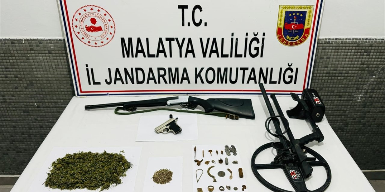 Malatya'da uyuşturucu ve tarihi eser operasyonunda 1 zanlı yakalandı