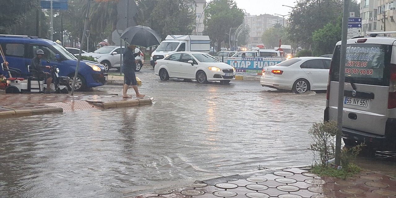 Samsun'da sağanak etkili oldu