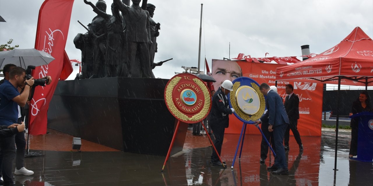 Büyük Önder Atatürk'ün Ordu'ya gelişinin 100. yıl dönümü kutlandı