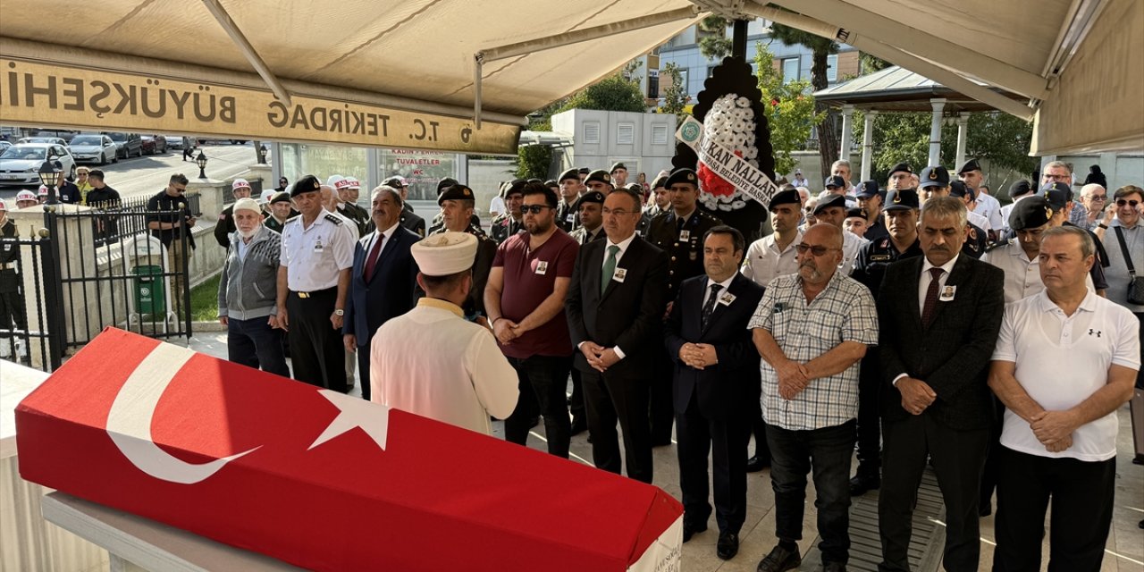 Tekirdağ'da Gaziler Günü'nde hayatını kaybeden Kıbrıs gazisi törenle son yolculuğuna uğurlandı