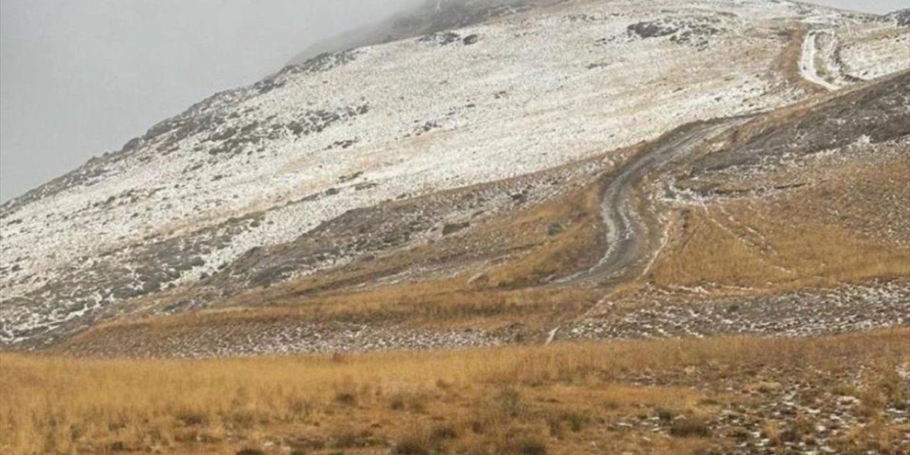 Van'ın yüksek kesimlerine kar yağdı