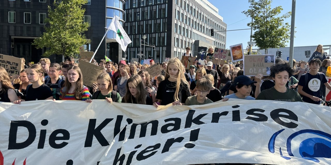 Almanya'da iklim protestosu