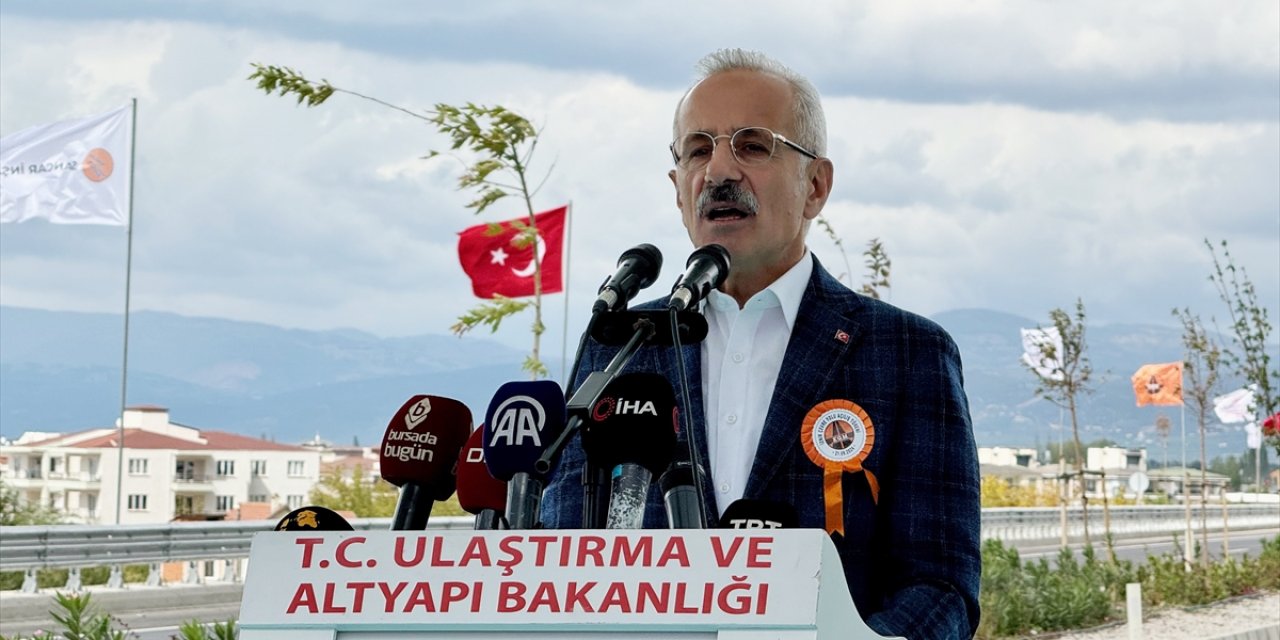 Ulaştırma ve Altyapı Bakanı Uraloğlu, İznik Çevre Yolu Açılış Töreni'nde konuştu: