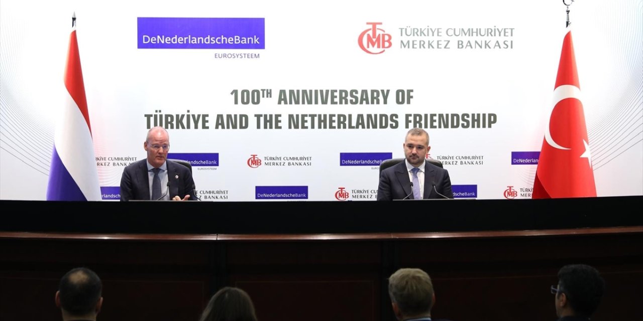 TCMB Başkanı Karahan, Hollanda Merkez Bankası Başkanı Knot ile bir araya geldi