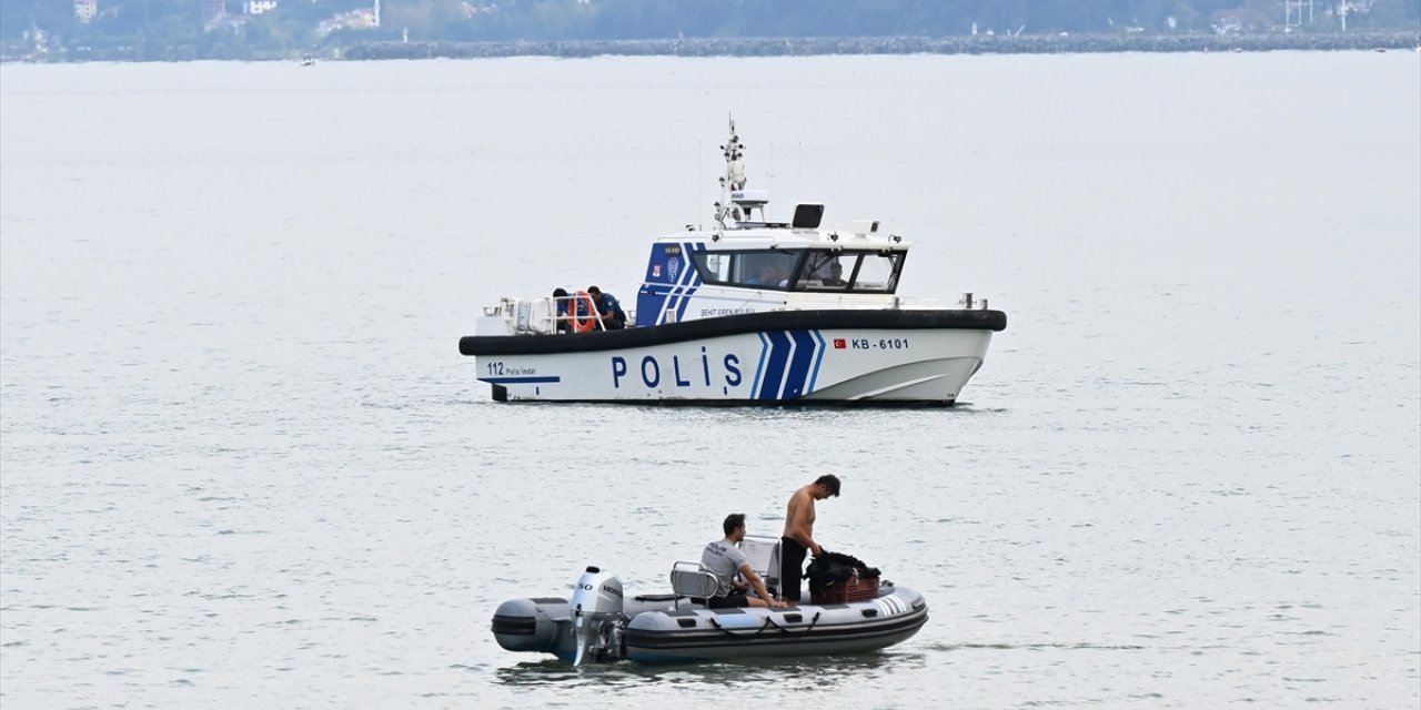 Trabzon'da taşkında kaybolan kişiyi arama çalışmaları sürüyor