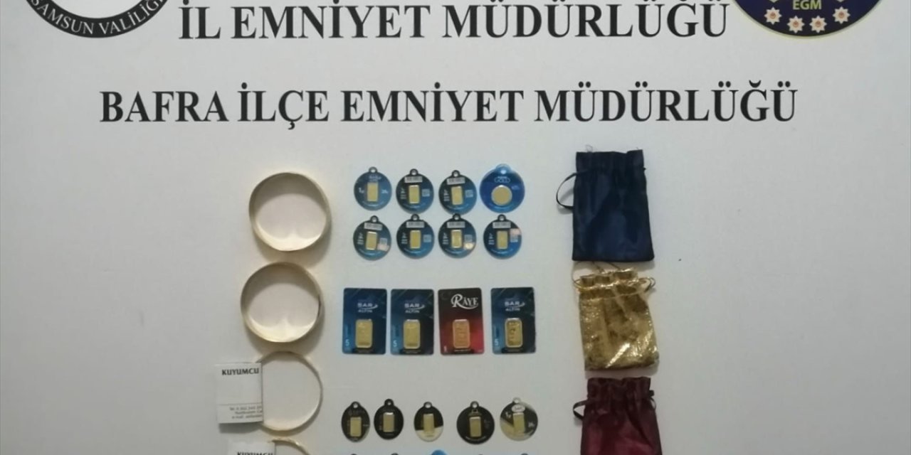 Samsun'da apartmanın bacasına saklanan altınları çalan zanlı yakalandı