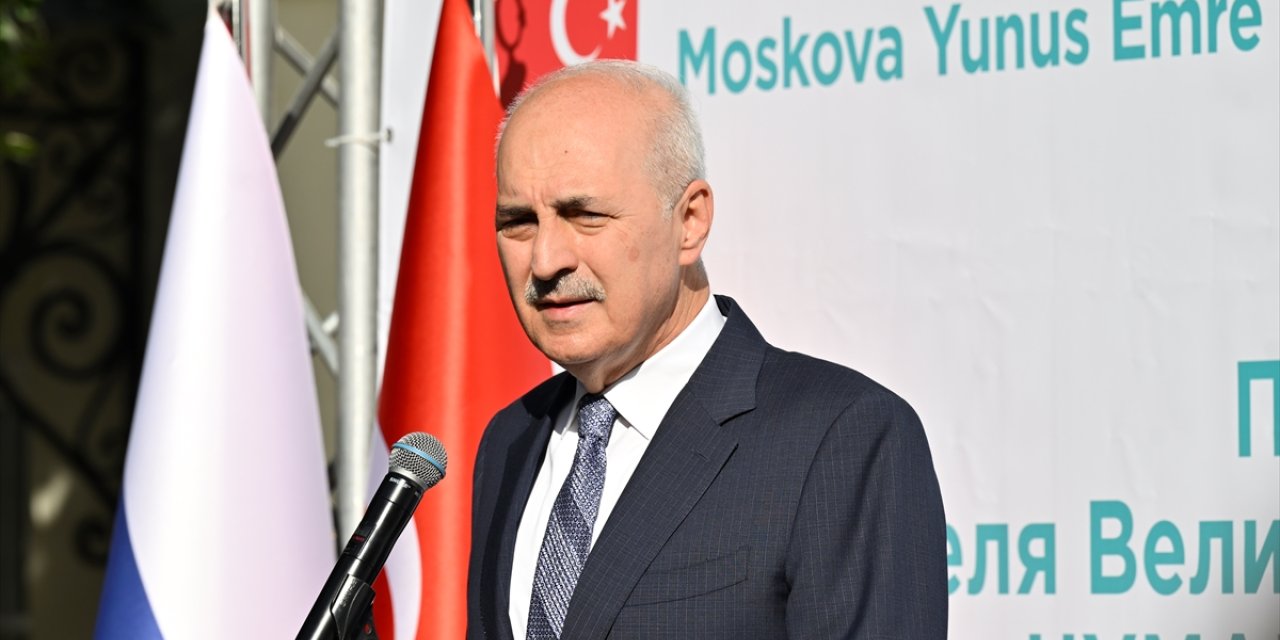 TBMM Başkanı Kurtulmuş, Moskova Yunus Emre Enstitüsünü ziyaretinde konuştu: