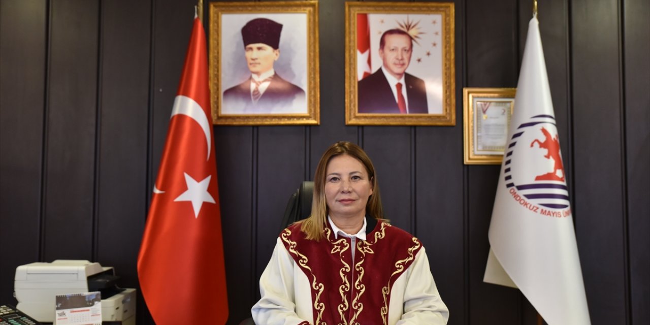 Ondokuz Mayıs Üniversitesinde Rektör Prof. Dr. Fatma Aydın göreve başladı