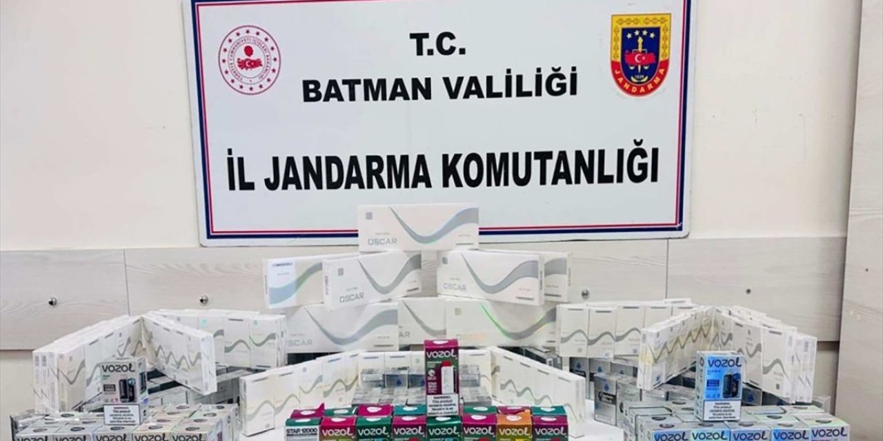 Batman'da 2 bin 200 paket gümrük kaçağı sigara ele geçirildi