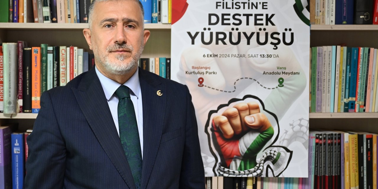 Ankara'da "Soykırıma İsyan Filistin'e Destek Yürüyüşü" düzenlenecek