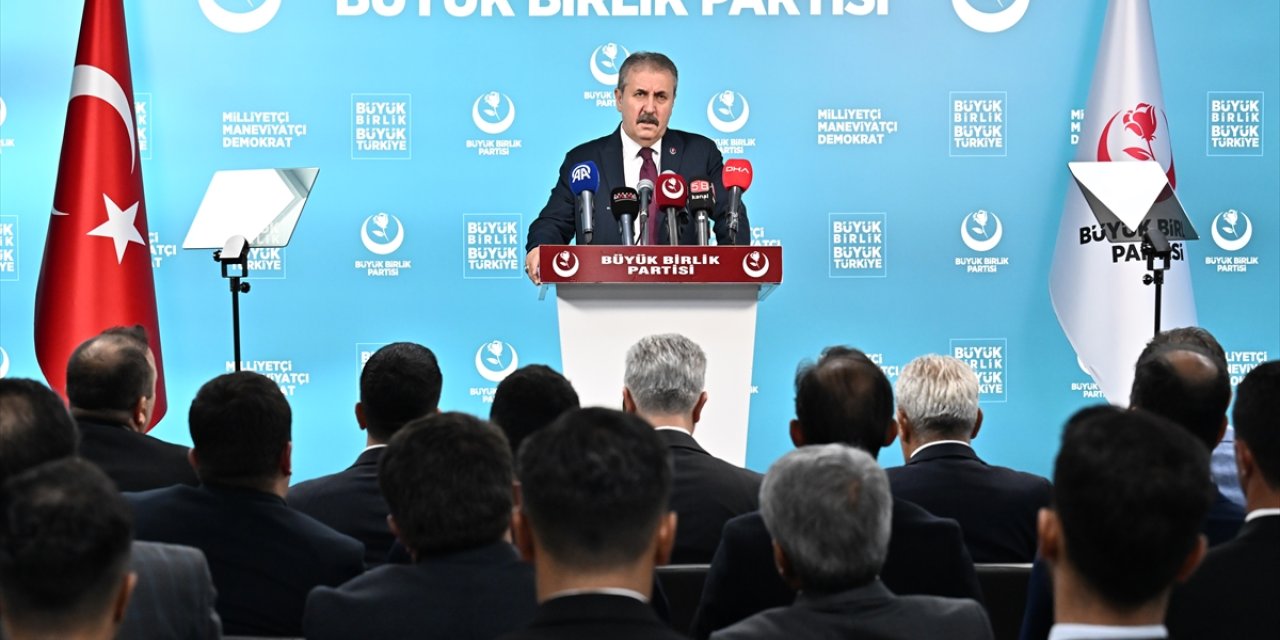 BBP Genel Başkanı Destici, basın toplantısı düzenledi: