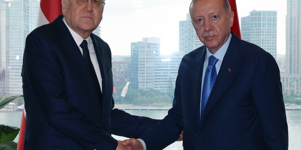 Cumhurbaşkanı Erdoğan, Lübnan Başbakanı Necib Mikati'yi kabul etti