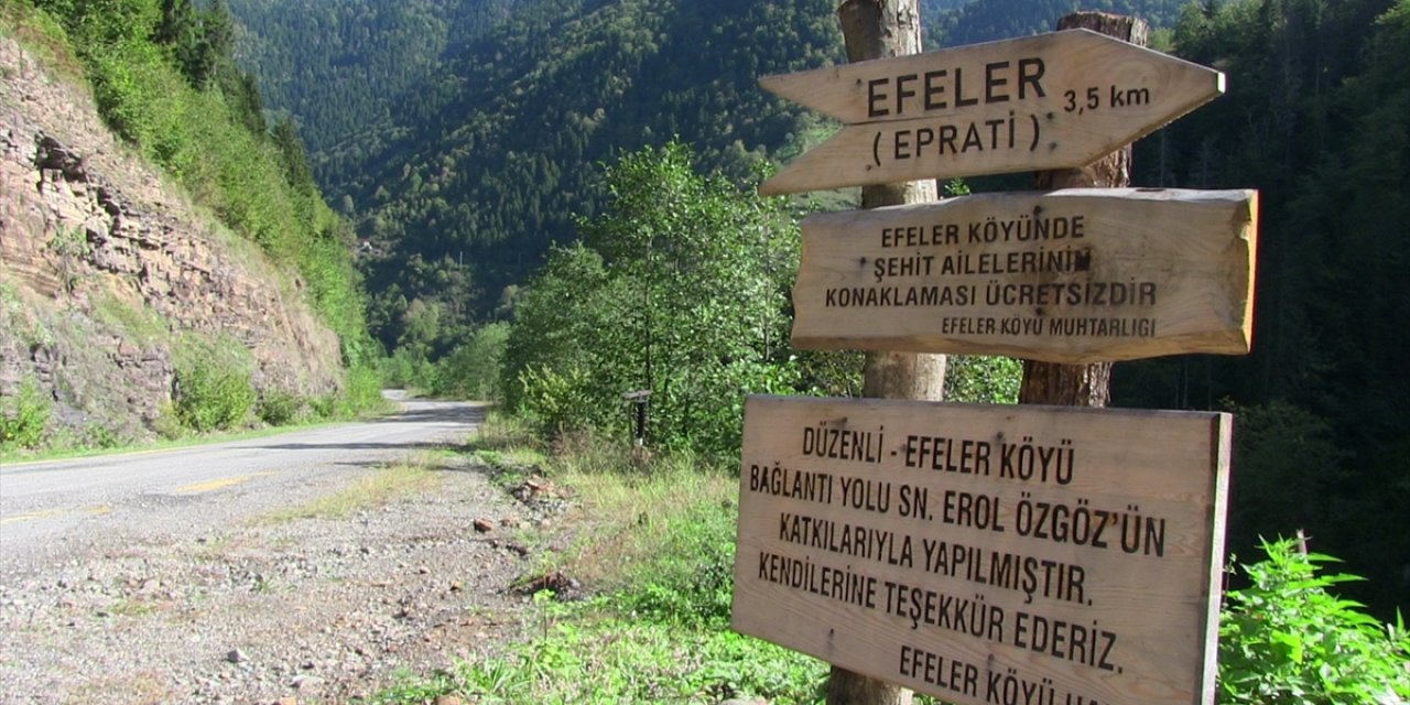 Artvin'de köylüler bozulan yollarını imece usulü düzeltti