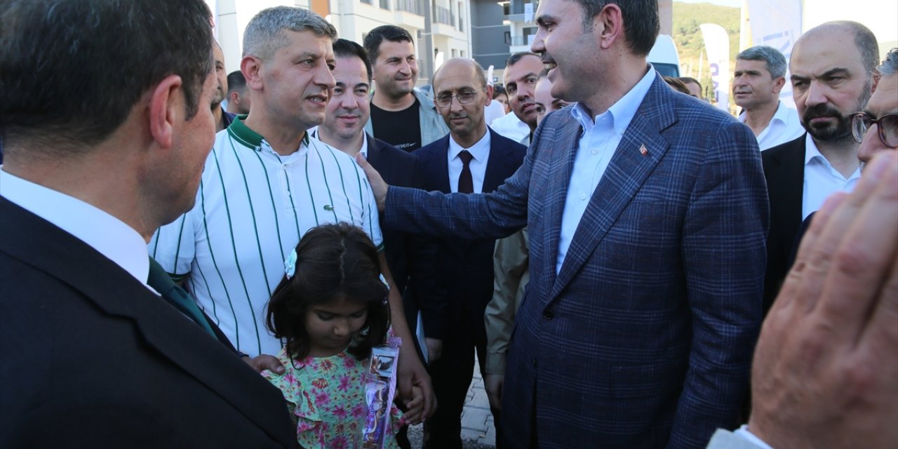 Çevre, Şehircilik ve İklim Değişikliği Bakanı Kurum, Hatay'da konuştu: (1)