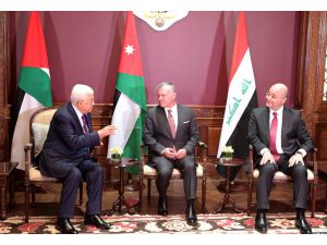 Ürdün, Filistin ve Irak liderleri Amman'da bir araya geldi