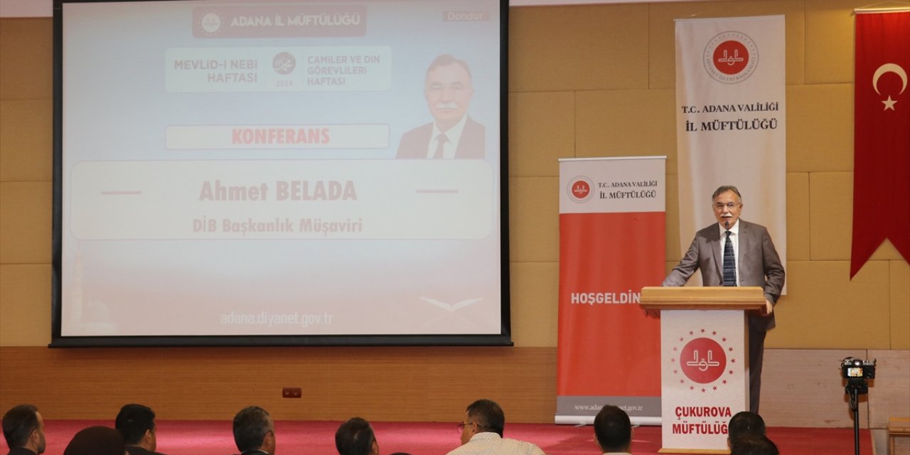 Adana'da "Peygamberimiz ve şahsiyet inşası" konferansı düzenlendi